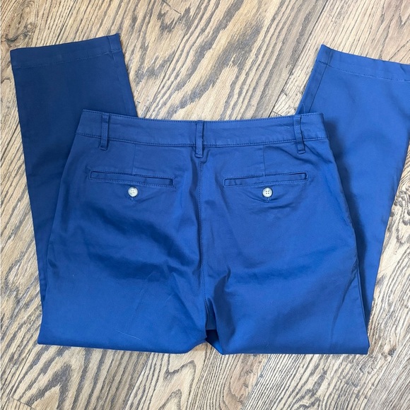 Tommy Bahama Navy Blue Ankle Cropped Pants - Picture 6 of 7